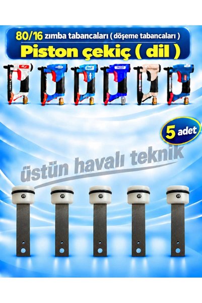 Bea Tipi 80/16 Zımba Tabancaları Piston Çekiç (Dil) - 5 Adet