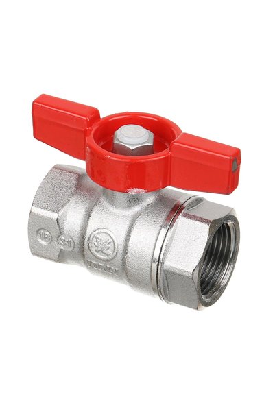 ANTBRO Robinet de Trecere din Alama pentru Apa, Filet 3/4", Interior - Interi...