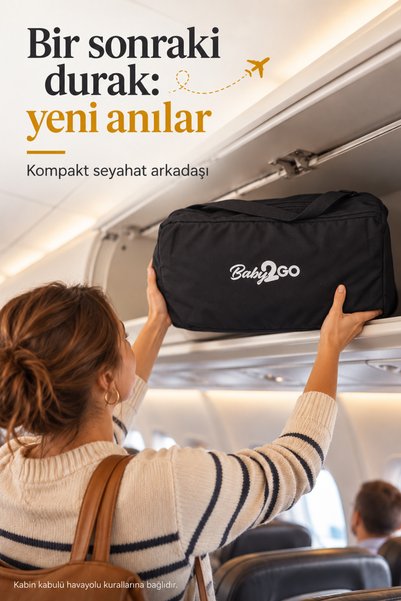 TinyCare Baby2Go IRIS Cep kabin tipi bebek arabası – 5.6 kg, Çantalı