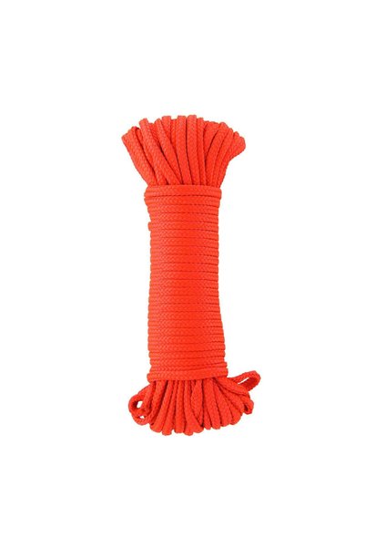 ANTBRO Snur Impletit, Polipropilena, Rosu, Ø 2.5 mm, 10 m, Rezistenta max 25 ...