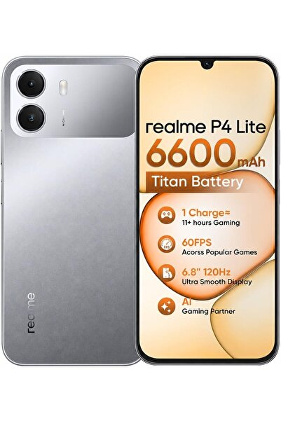 realme p4 lite 4G Smartphone Dual SIM, Mobile Phone 4GB RAM, 128GB Storage, 1...
