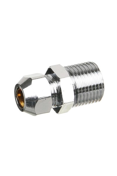 ANTBRO Conector pentru Tija Monocomanda, D10 mm, Filet 1/2" FE, Material Alam...