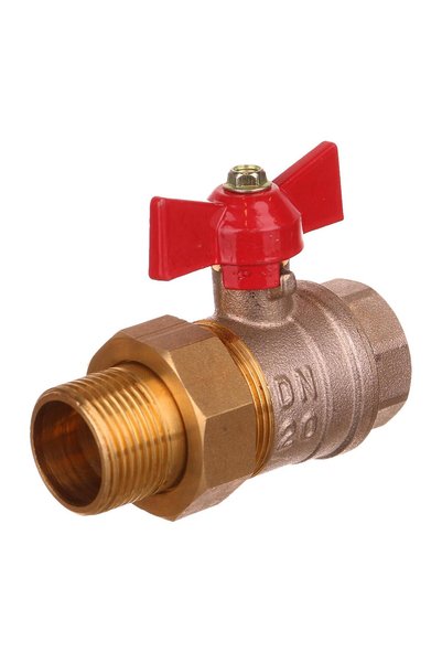ANTBRO Robinet de Trecere din Alama pentru Apa, Filet 3/4", Interior - Exteri...