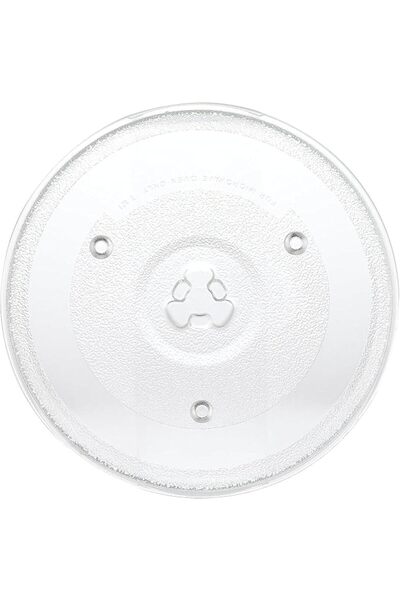 GENERAL 270mm Standard Size Round Rotating Glass Microwave Plate Dish, Transp...