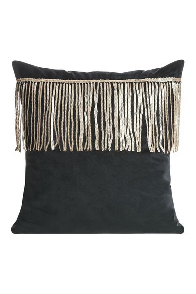 Eurofirany Fata de perna Cornelia 40 x 40 cm bleumarin