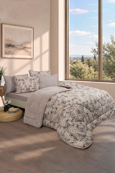 Sudemhome Double-Sided Plush Welsoft Pufidik Polar Sleeping Set (Quilt + King...