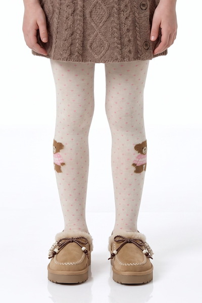 Penti Kız Çocuk Marsmelov Pretty Cozy Bear Külotlu Çorap
