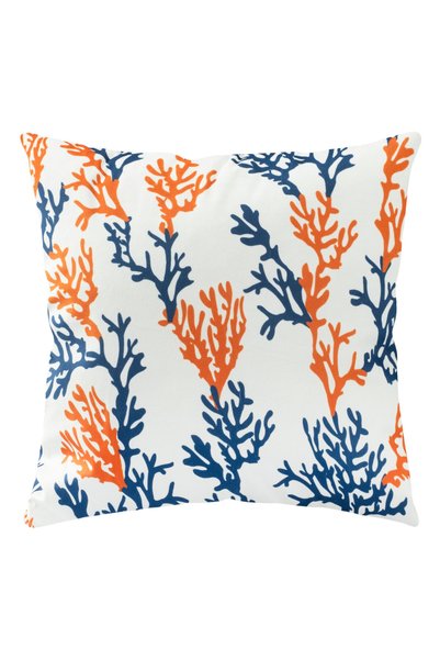 Darymex Fata de perna decorativa 43x43 SMR albastru marin portocaliu ramuri p...