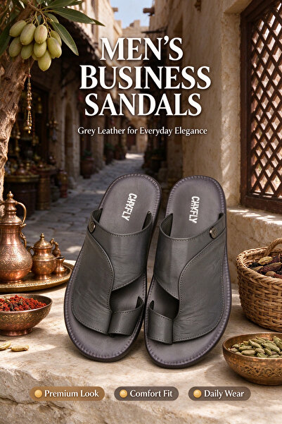 Hayyin Mart Mens Premium Leather Toe Post Slippers Handcrafted Footwear Comfo...