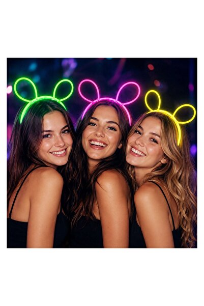 OEM Coroniță Par cu Urechi Fosforescente de Multicolore – Accesoriu Festiv pe...
