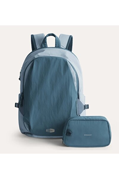 BAGSMART سوار 180 °   حقيبة ظهر للسفر بتصميم صدفي مفتوح سعة 25 لتر