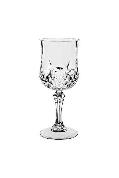 OEM Pahar din plastic transparent cu Model și Picior 225ml – servire elegantă...