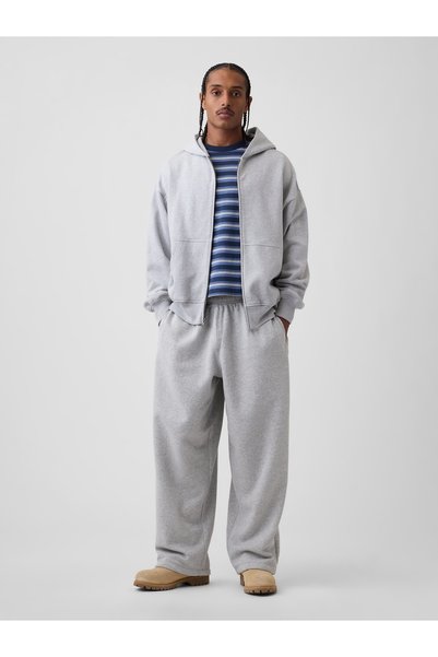 GAP Erkek Açık Gri VintageSoft Baggy Eşofman Altı