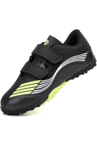 SKYBIRD Soccer Shoes For Kids,Hook & Loop Football Cleats For Boy And Girl,Lo...