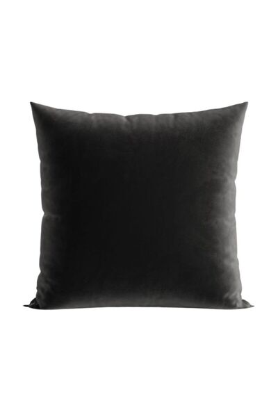 Markizeta Perna decorativa VELVI, catifea, negru, 40x40cm, poliester
