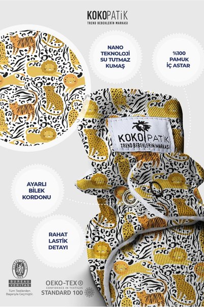 Kokopatik Aslan Desenli Bebek Panduf