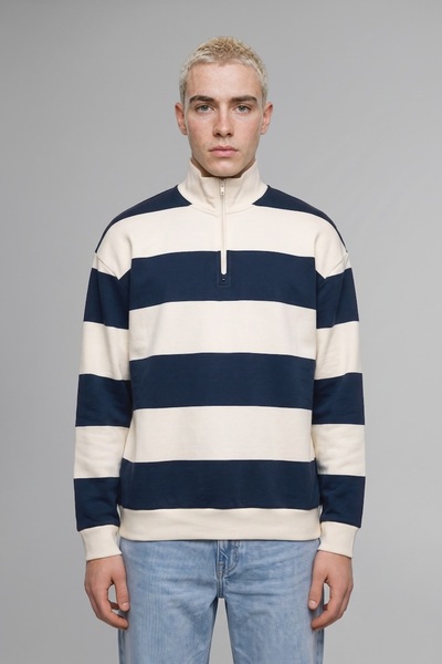 DeFacto Men's Sweatshirt C7045Ax/Nv94 Navy