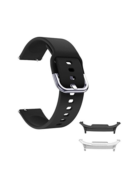 VD VERY DREAM Curea din silicon compatibilă cu Samsung Galaxy Watch8 Classic 46mm, Negru intens