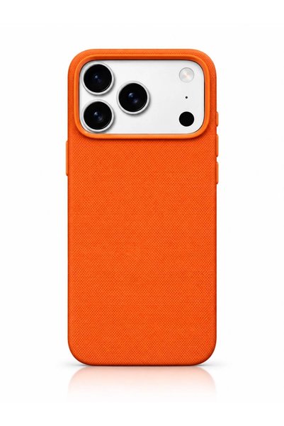 Genel Markalar İphone 17 Pro Max NoirWeave Premium Kumaş Dokulu Magsafe Kılıf