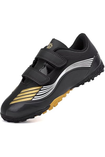 SKYBIRD Soccer Shoes For Kids,Hook & Loop Football Cleats For Boy And Girl,Lo...