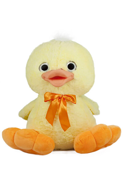 Amek Toys Rățușcă de pluș galbenă cu aripi și sunet, 50 cm