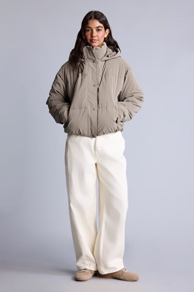 DeFacto Water Repellent Regular Fit Hooded Puffer Coat H8586Ax26Wn