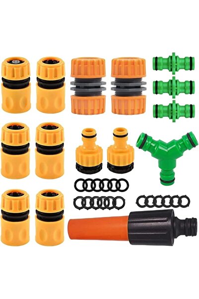 ANYUAN Garden Hose Connector, 33-Piece Set Of Quick-Connect Hose Couplings, C...