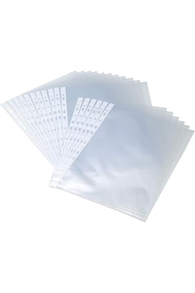 EN GROSS Set of 100X Transparent A4 Binding Covers, Engross