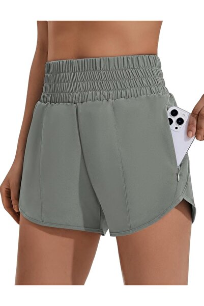 GENERAL PINSPARK Women 3'' High Waisted Running Shorts Athletic Workout Short...