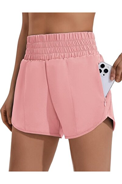 GENERAL PINSPARK Women 3'' High Waisted Running Shorts Athletic Workout Short...