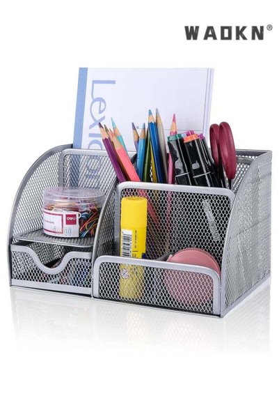 Generic WAOKN Desk Organizer Office Accessories, Multi-Functional Mesh Desk O...