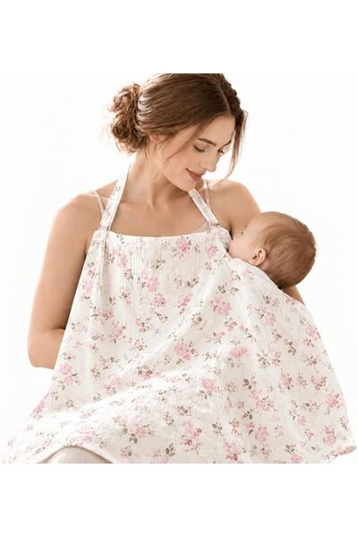 GENERAL Breathable Nursing Cover for Breastfeeding, Multi-Use Privacy Apron w...