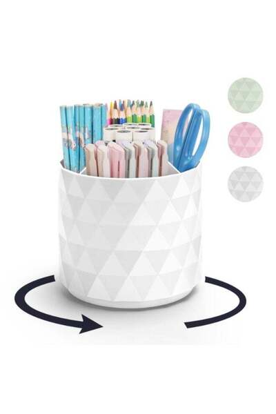 Generic LODROC Desk Organizer,Sparkling Diamond-like Pen Holder for Desk 360°...