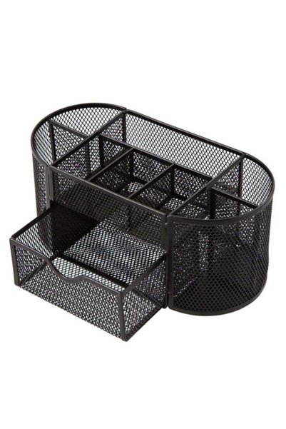 Generic Mesh Desk Organizer, Multi-Functional Caddy Pen Holder, Stationery Or...