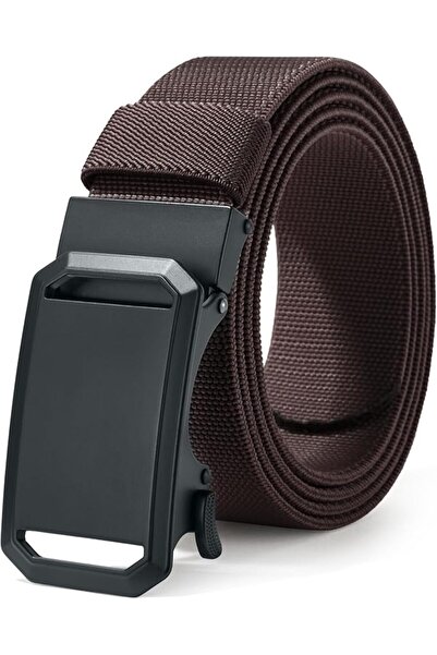 GENERAL LionVII Ratchet Elastic Stretch Belts, 1 3/8" Slide Belt for Men with...