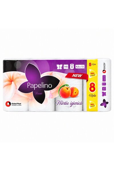 Flippy PAPELINO Toilet paper Peach 3 ply 8/set