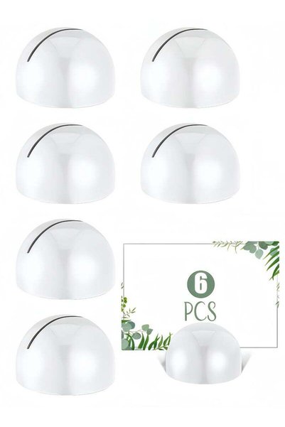 Generic 6 Pcs Table Number Holder Round Place Card Holders Wedding Table Numb...