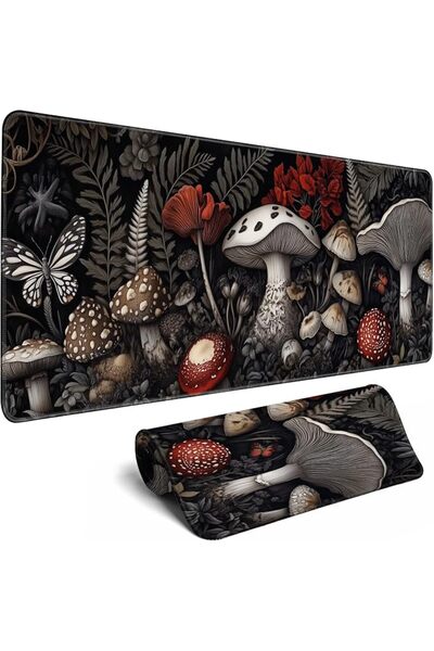 GENERAL Redragon Skull Mouse Pad Japanese Ukiyo-e XL Anime Big 31.5x11.8 in D...
