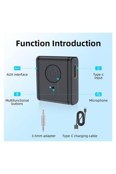 Generic Brand Receptor Bluetooth B1, Microfon, Audio Muzica, Tip-C