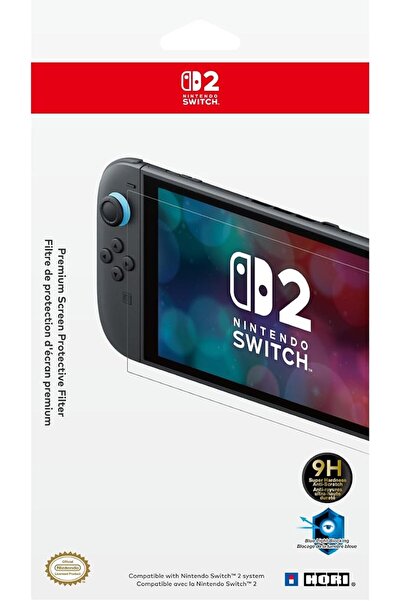 Hori - Premium Screen Protective Filter for Nintendo Switch 2 - Transparent