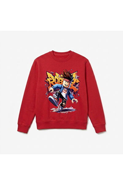 Let's Wear Roblox printed premium crew neck long sleeve sweatshirt