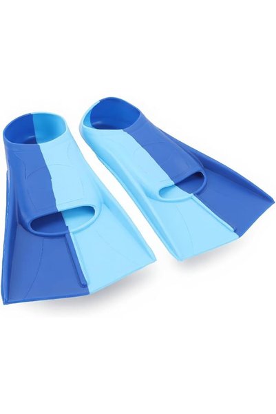 Luqeeg 2pcs Comfortable Silicone Anti Slip Swimming Flippers, Travel Size Sho...