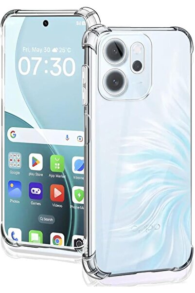 Fegishilly غطاء شفاف متوافق مع OPPO Reno14 F 5G، غطاء خلفي ناعم من TPU نحيف و...