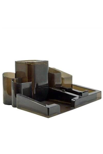 Generic Eagle 8 Compartment Organizer Transparent Smoked Desk