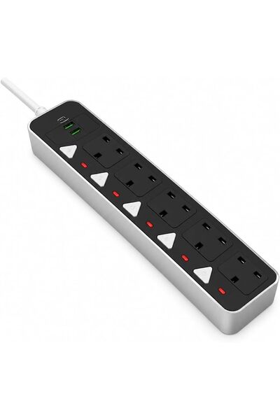 Generic Power Extension Cord, 3M power strip with Surge Protection, 5 Univers...