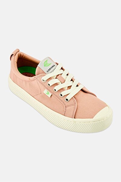 Cariuma Women OCA Low Lace Up Sneakers, Old Rose