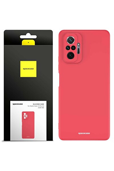 spacecase Husă de silicon Redmi Note 10 Pro roșie