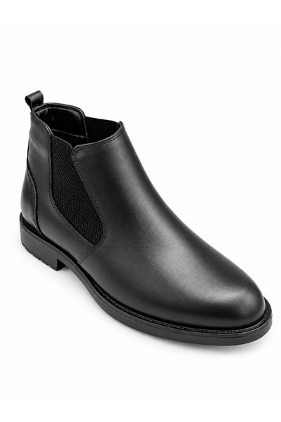 Scarpe Sano Daily Use Genuine Leather Elastic Men's Chelsea Boots, Fully Orthopedic, Comfortable Fit