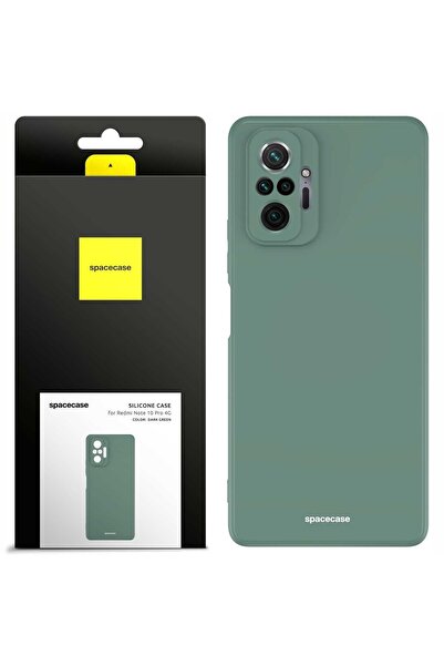 spacecase Husă de silicon Redmi Note 10 Pro verde închis