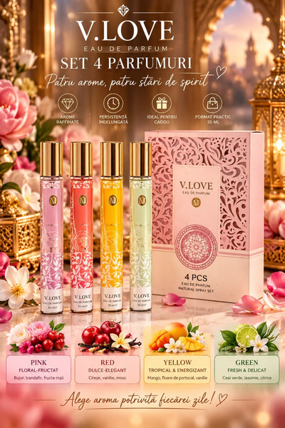 Lara Set of 4 Yara Tous Yellow Perfumes – Eau de Parfum 35 ml 🧡✨